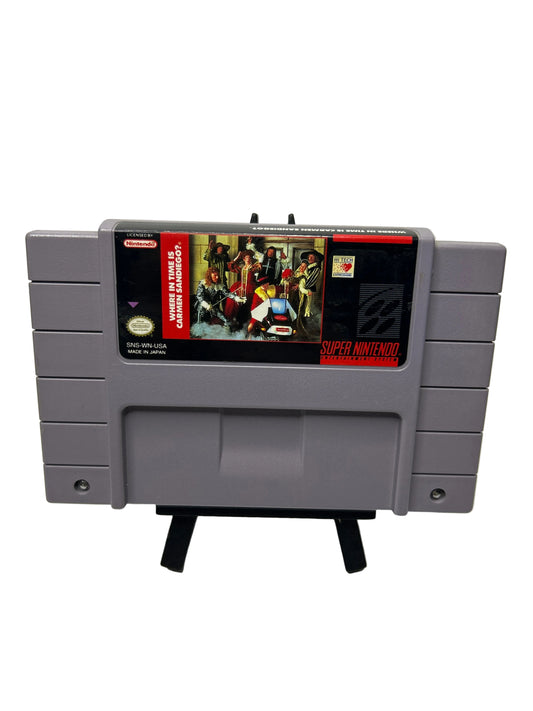 Where in Time is Carmen Sandiego? - Super Nintendo (SNES) - Broderbund