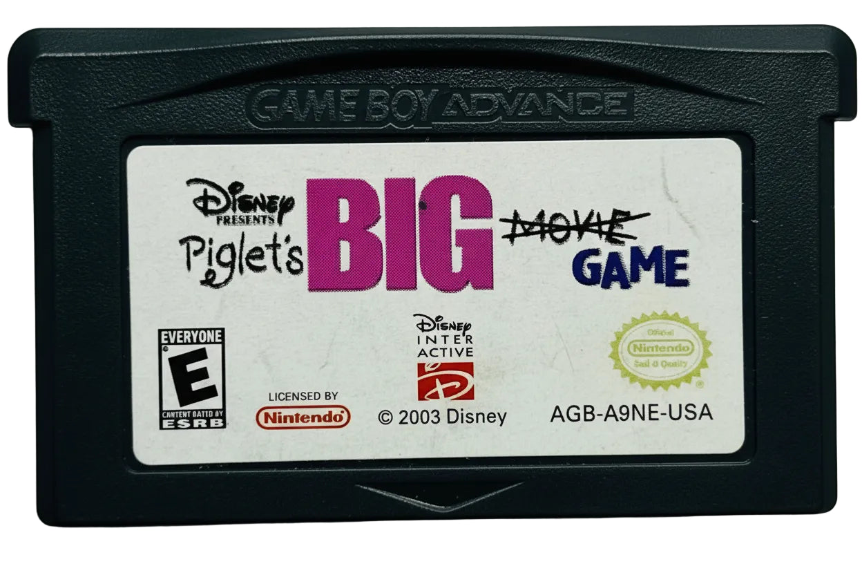 Piglet's Big Game - Game Boy Advance - Disney Interactive
