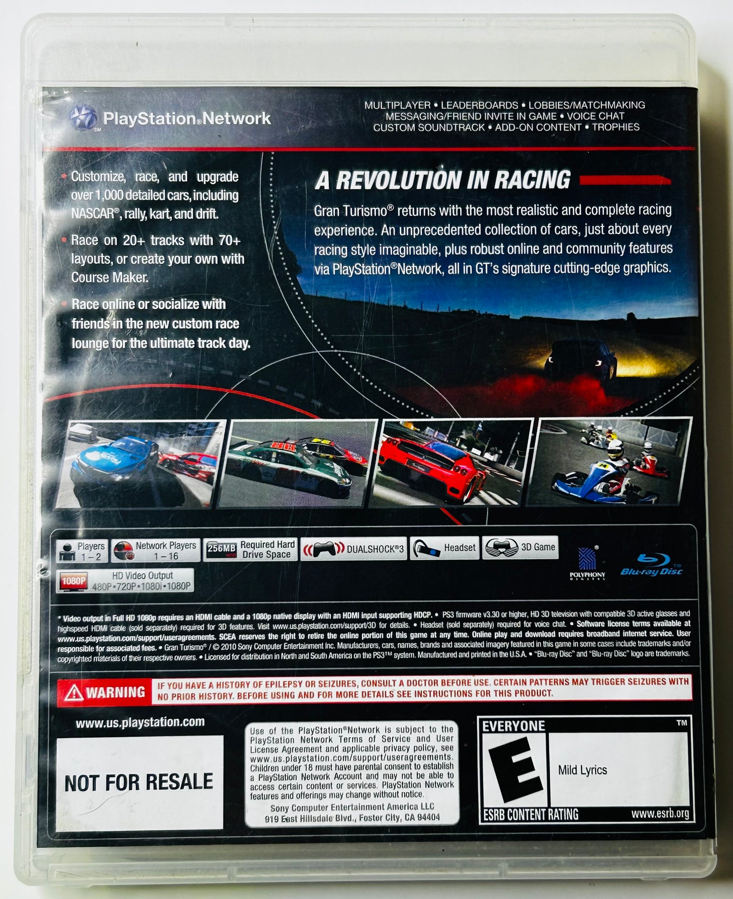 Gran Turismo 5 CIB - PS3 (Polyphony Digital, 2010)