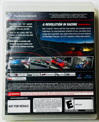 Gran Turismo 5 CIB - PS3 (Polyphony Digital, 2010)
