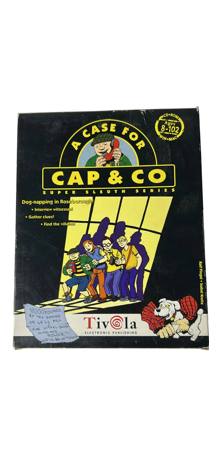 Tivola PC CD-ROM Mystery Bundle - A Case for Cap & Co + TKKG: Mystery of the Mayan Treasure (Complete, Excellent)
