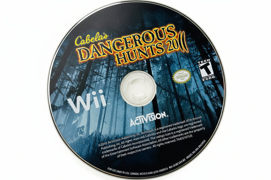 Cabela's Dangerous Hunts 2011 - Nintendo Wii - Disc Only