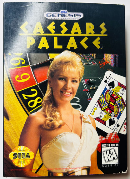 Caesars Palace - Sega Genesis - Virgin Interactive - Complete in Box