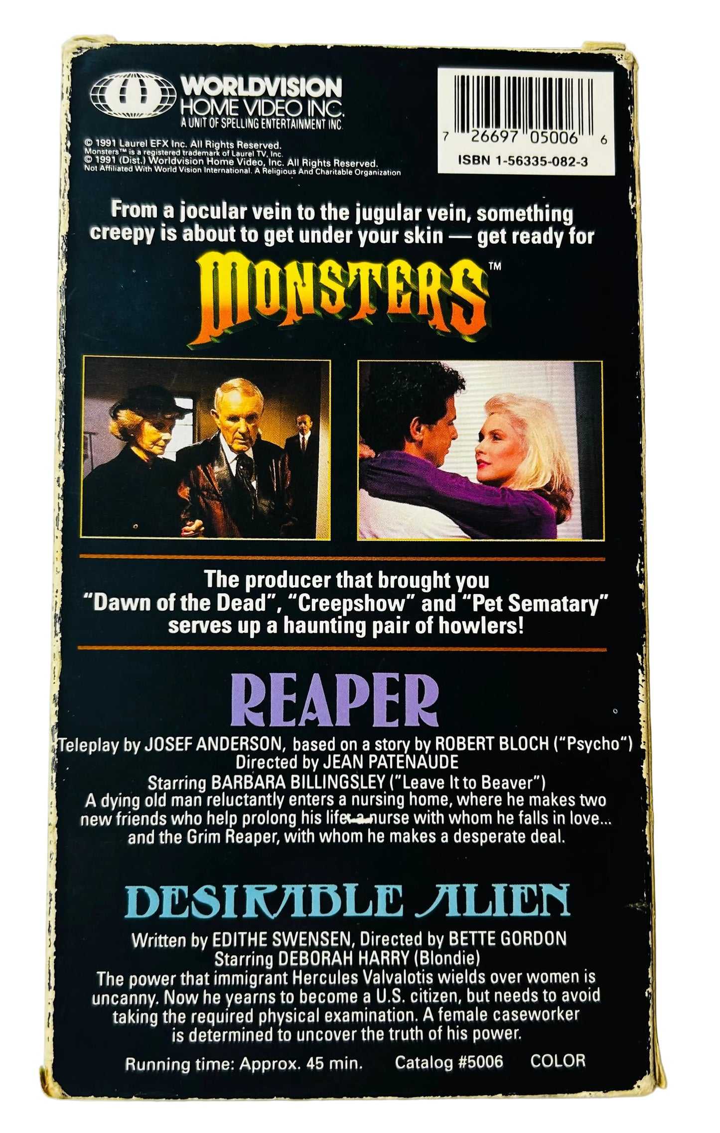 Monsters: Reaper/Desirable Alien VHS - Sci-Fi Horror Double Feature