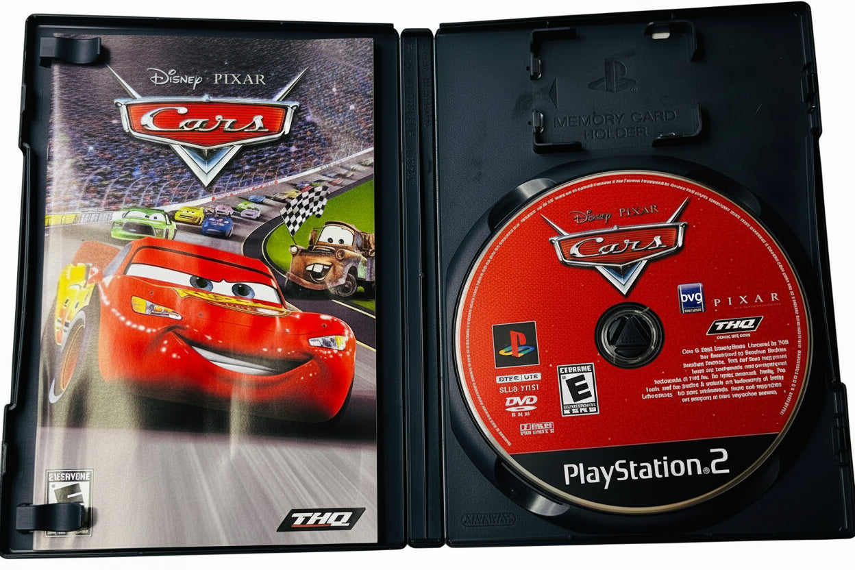 Disney Pixar Cars (PlayStation 2) - THQ Racing Game CIB w/ Manual