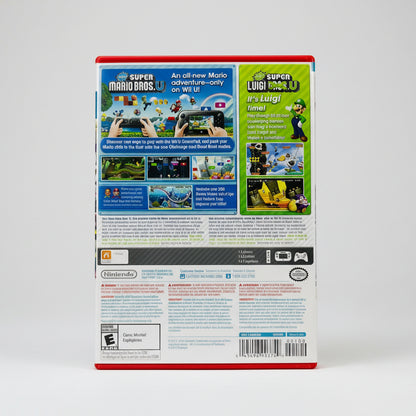 New Super Mario Bros. U - Complete in Box (CIB) - Nintendo Wii U Platformer Classic