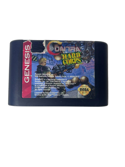 Contra: Hard Corps — Sega Genesis Cartridge | Konami (1994)
