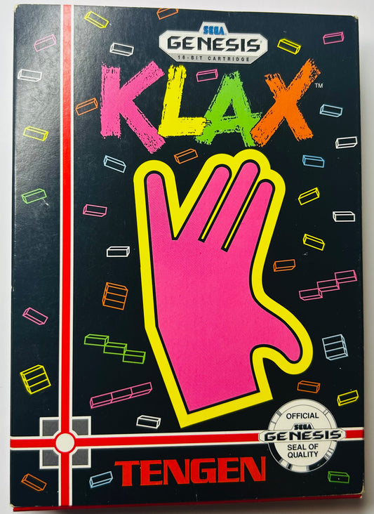 Klax - Sega Genesis - Tengen - Complete in Box