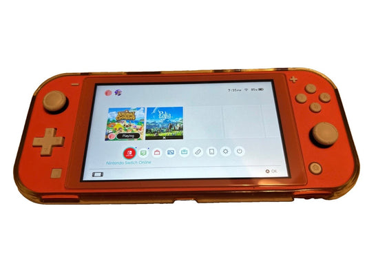Nintendo Switch Lite - Coral - Handheld Gaming Console with Protective Case