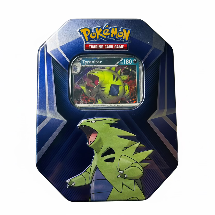 Tyranitar Triple Whammy Booster Tin - Pokémon TCG - Factory Sealed