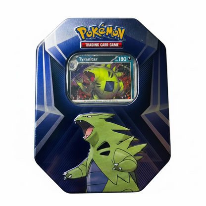 Tyranitar Triple Whammy Booster Tin - Pokémon TCG - Factory Sealed