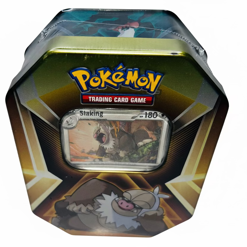 Slaking Triple Whammy Booster Tin - Pokémon TCG - Factory Sealed