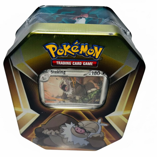 Slaking Triple Whammy Booster Tin - Pokémon TCG - Factory Sealed