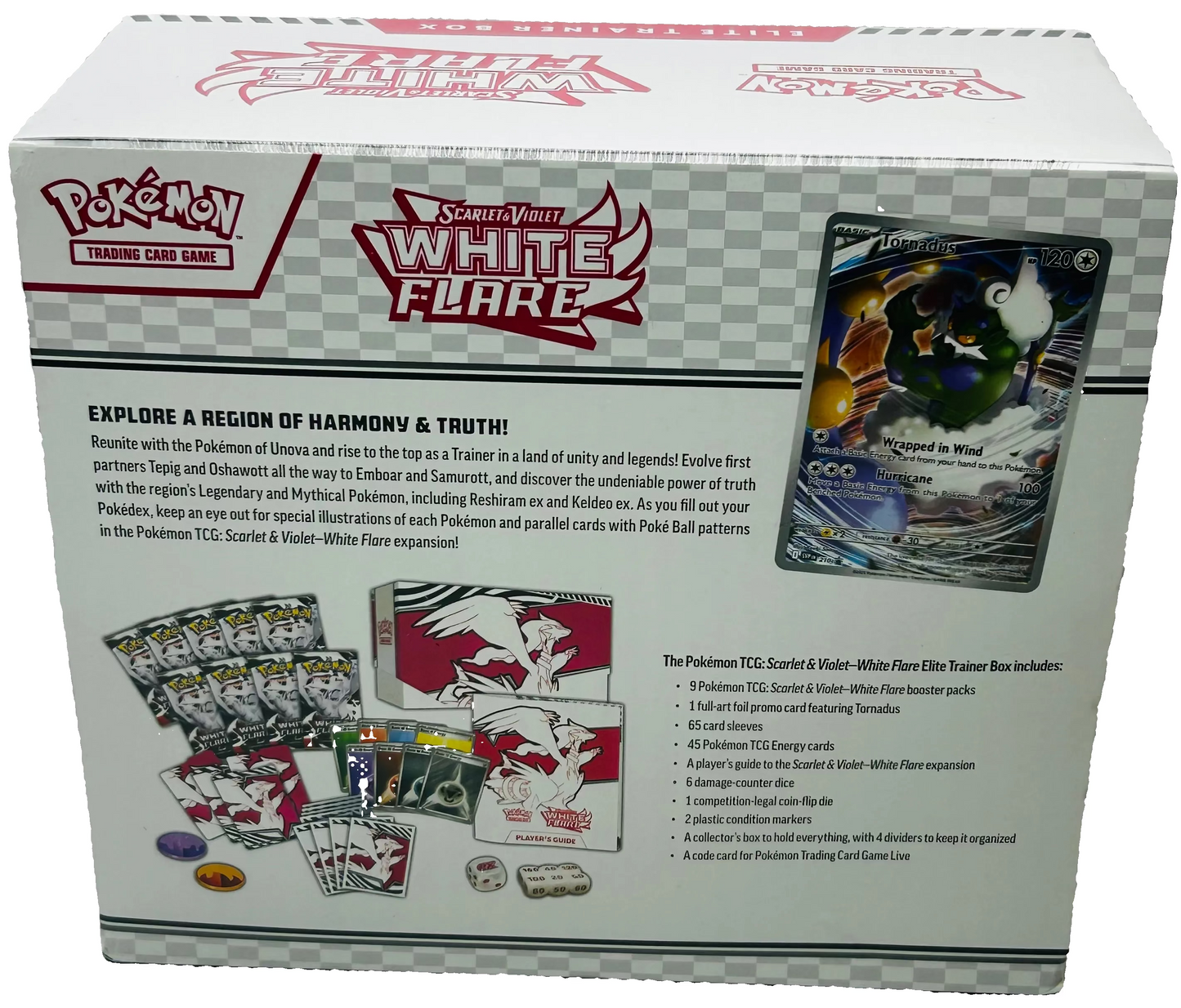 White Flare Elite Trainer Box (ETB) - Pokémon TCG - Factory Sealed