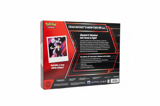 Team Rocket's Mewtwo-ex Box - Pokémon TCG - Factory Sealed