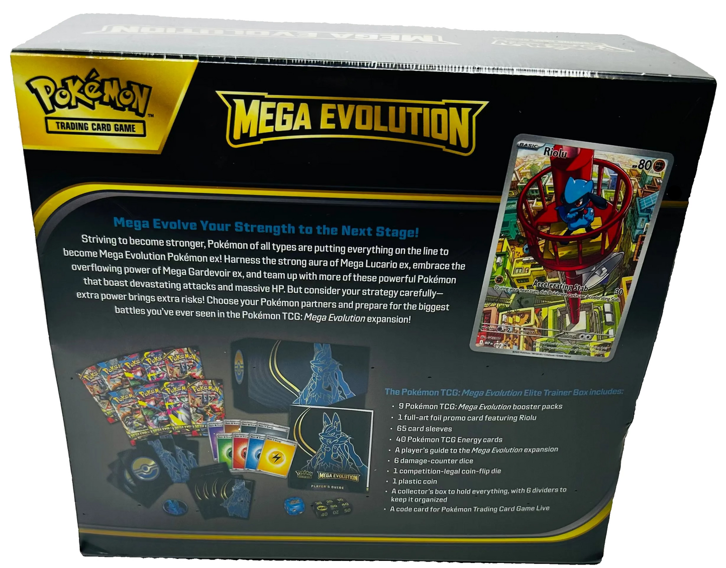 Mega Evolution Elite Trainer Box - Mega Lucario-EX - Pokémon TCG - Factory Sealed