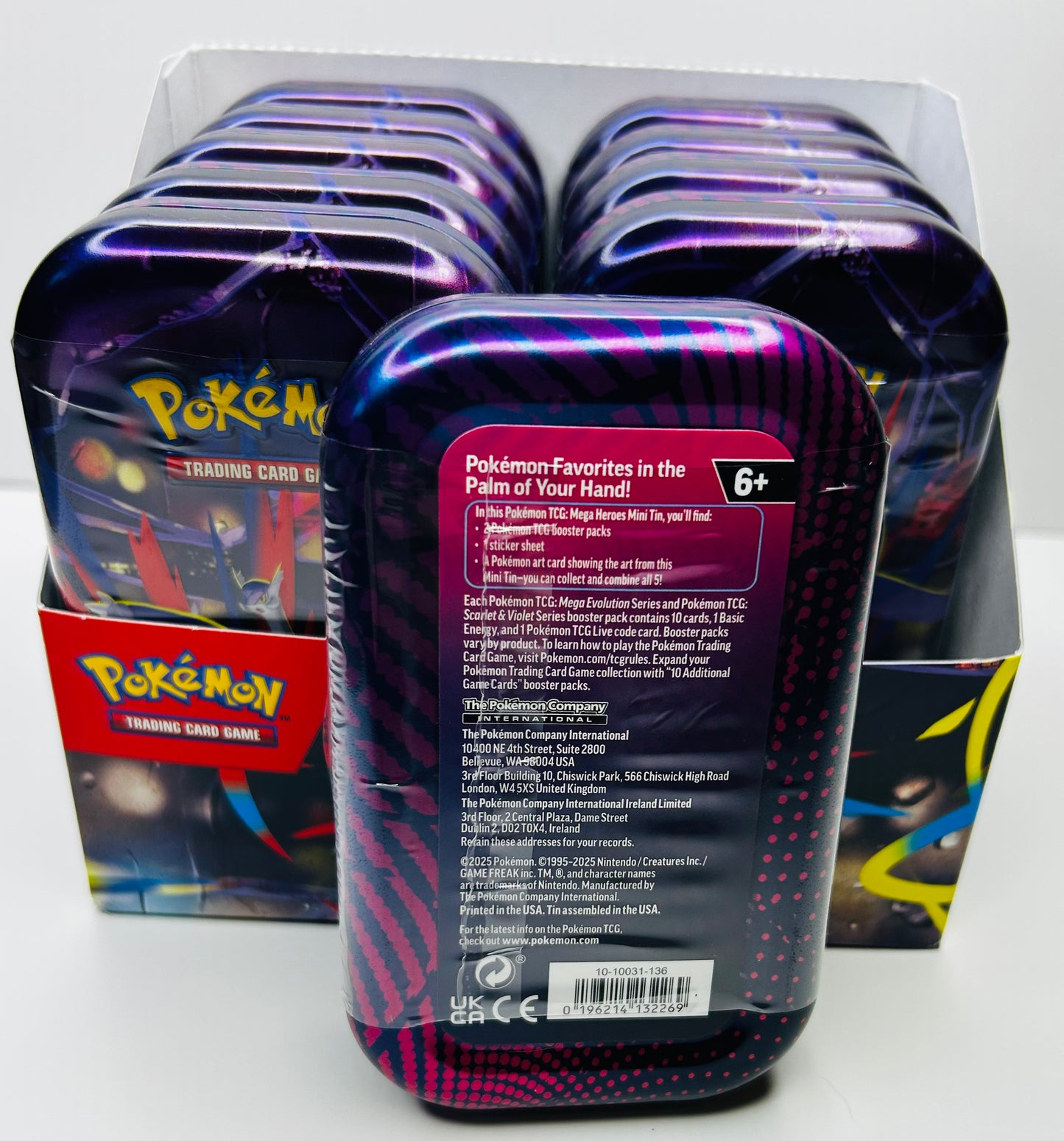 Mega Evolution Booster Tin - Pokémon TCG - Factory Sealed