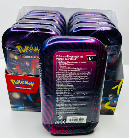 Mega Evolution Booster Tin - Pokémon TCG - Factory Sealed
