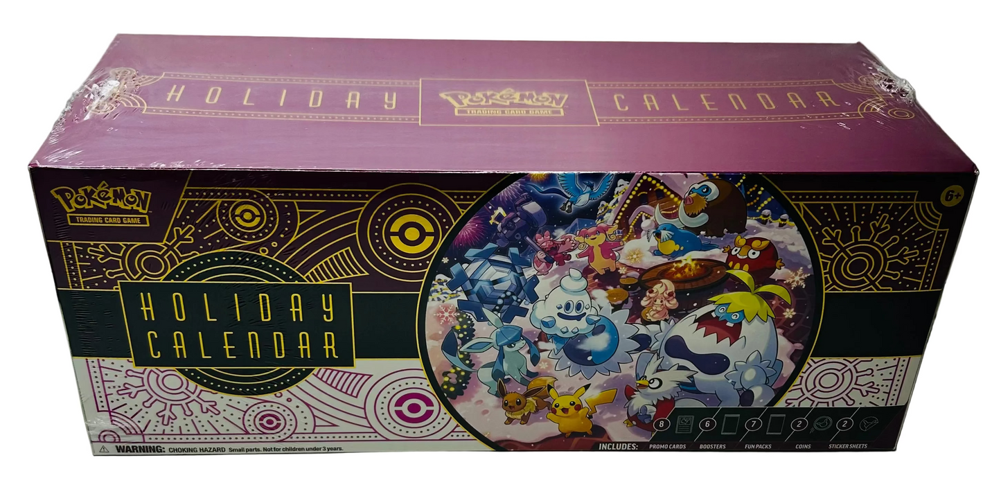 2025 Pokémon Holiday Calendar - Advent Calendar - Factory Sealed