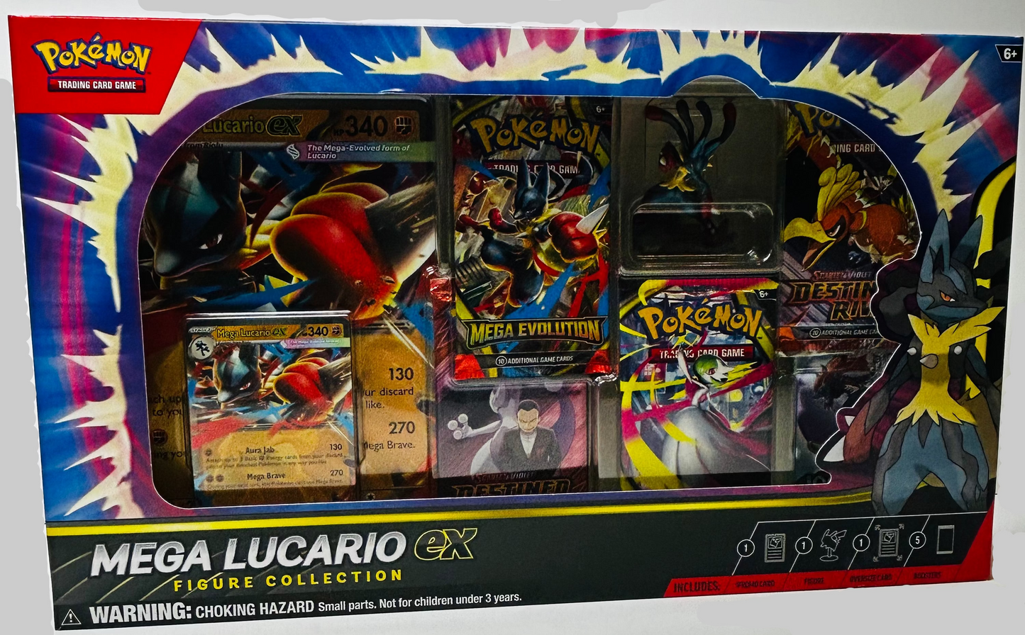Mega Lucario-ex Figure Collection - Pokémon TCG - Factory Sealed