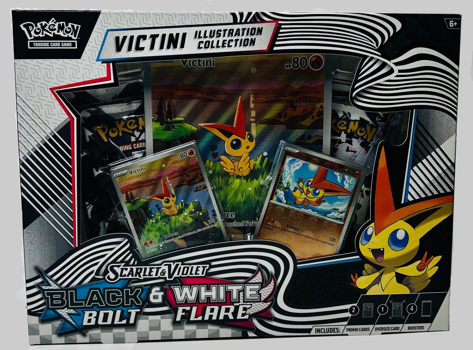 Victini Illustration Collection - Black Bolt & White Flare