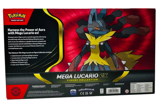 Mega Lucario-ex Figure Collection - Pokémon TCG - Factory Sealed
