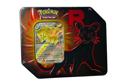 Team Rocket's Persian Booster Tin - Pokémon TCG - Factory Sealed