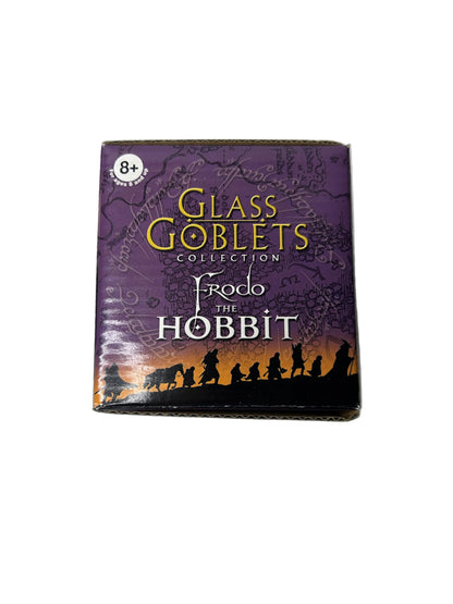 Lord of the Rings Glass Goblets Collection - Complete Set of 4 (Fellowship of the Ring, New Line Cinema)