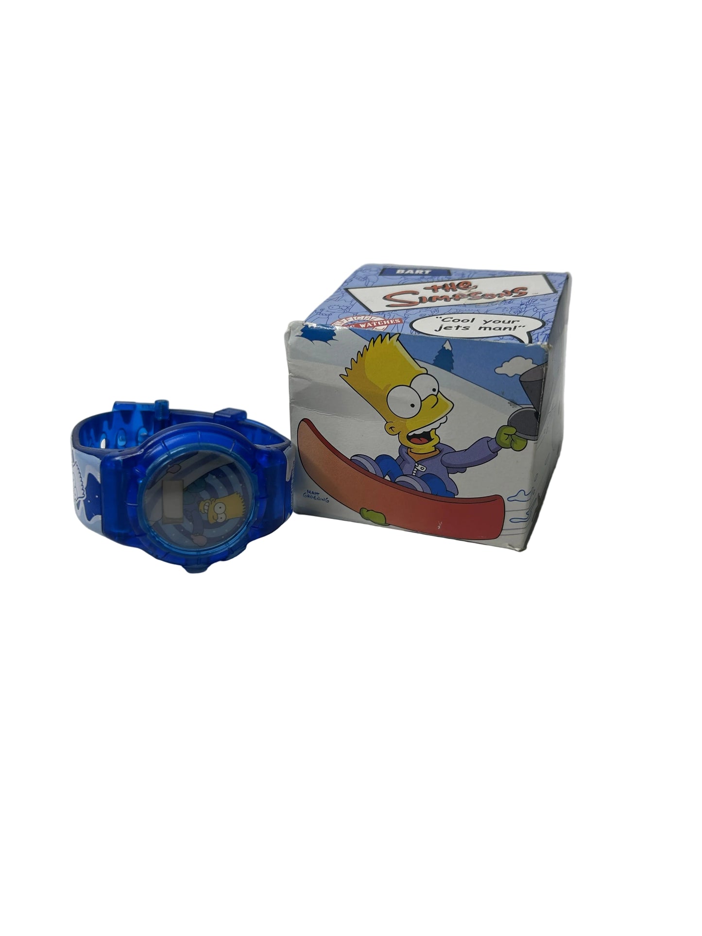 Bart Simpson Digital Watch - The Simpsons Collectible (Complete in Box, Vintage)