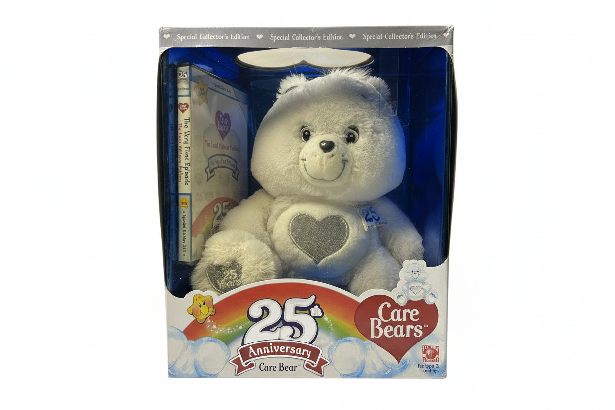 Care Bears 25th Anniversary Special Collector's Edition - Plush Bear with DVD (Play Along Toys, 2007)