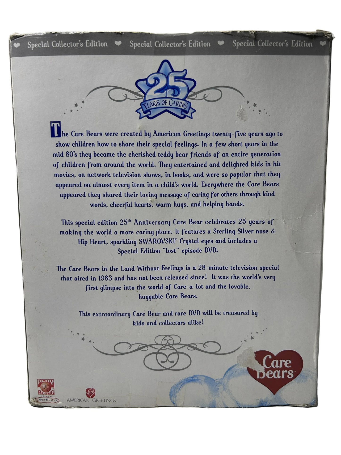 Care Bears 25th Anniversary Special Collector's Edition - Plush Bear with DVD (Play Along Toys, 2007)