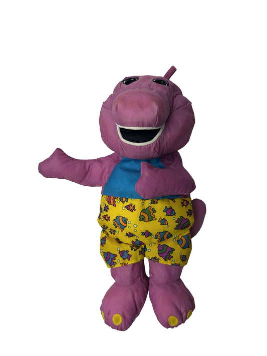 Barney & Friends Complete Plush Set - Barney, BJ, & Baby Bop (Vintage 90s)