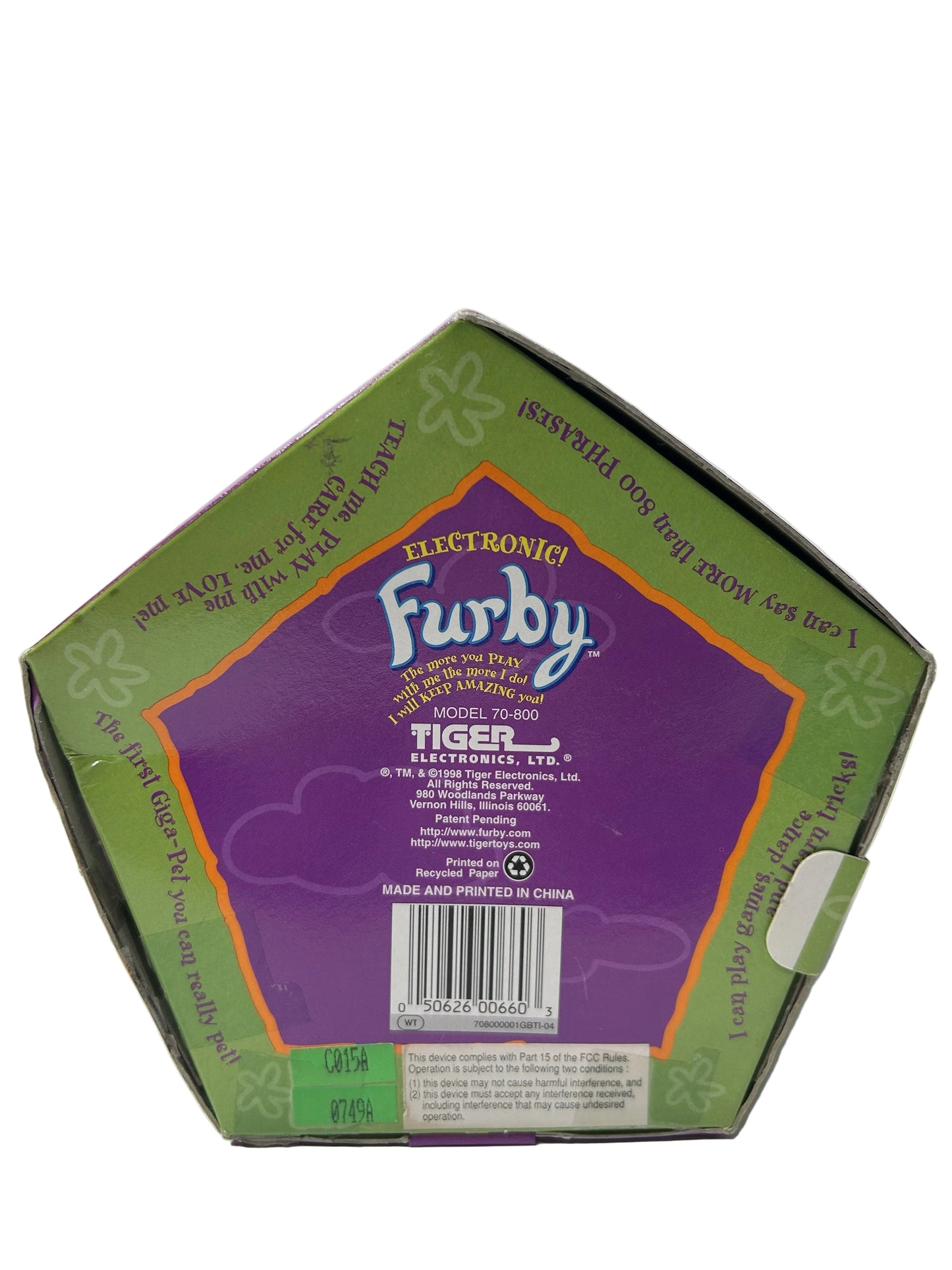 Electronic Furby Collection - Complete Set of 3 Original 1998 Furbys (Tiger Electronics)