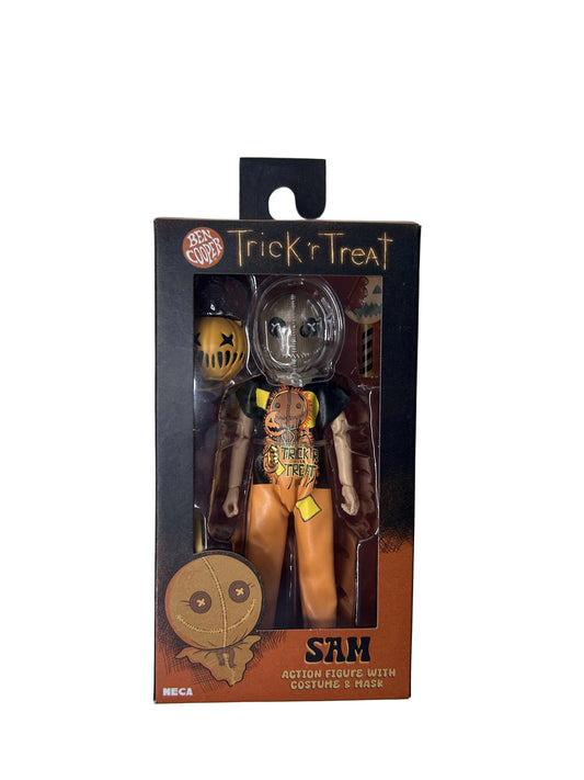Sam Action Figure - Trick 'r Treat with Costume & Mask (NECA, Complete in Box)