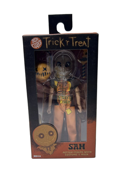 Sam Action Figure - Trick 'r Treat with Costume & Mask (NECA, Complete in Box)
