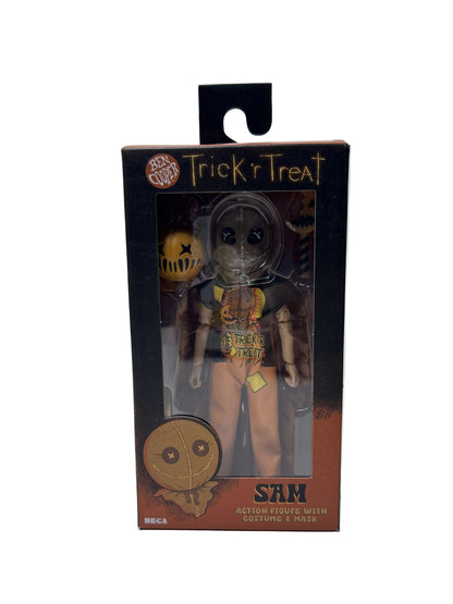 Sam Action Figure - Trick 'r Treat with Costume & Mask (NECA, Complete in Box)