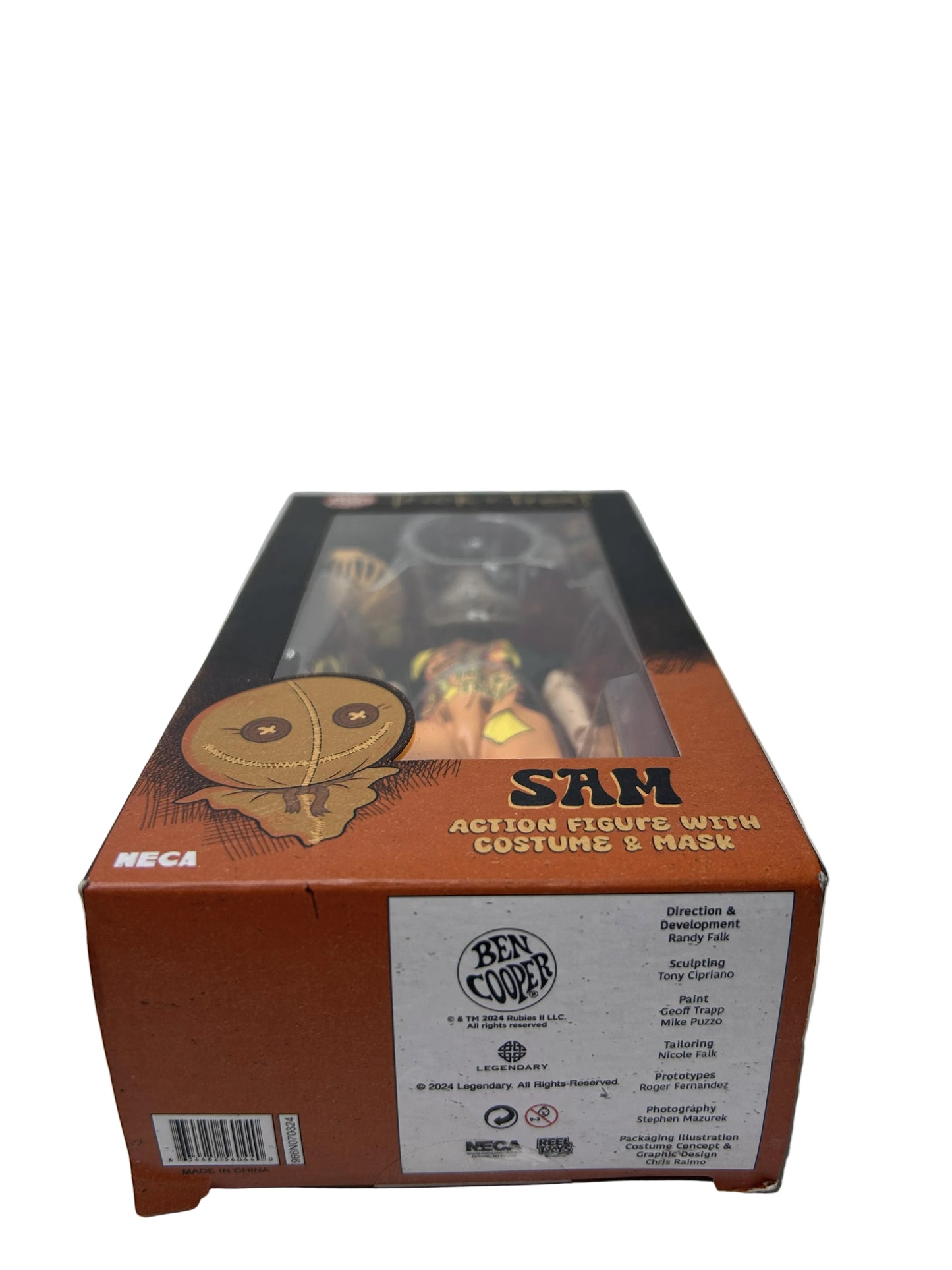 Sam Action Figure - Trick 'r Treat with Costume & Mask (NECA, Complete in Box)