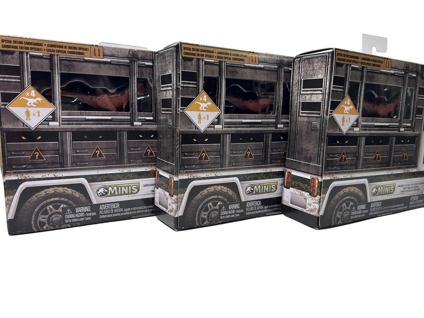 Jurassic World Minis Dino Transporter Collection - Set of 3 Playsets (Mattel)