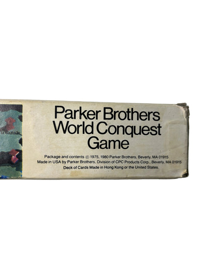 Risk Board Game - Parker Brothers 1975/1980 World Conquest Strategy Game (Vintage, Complete)