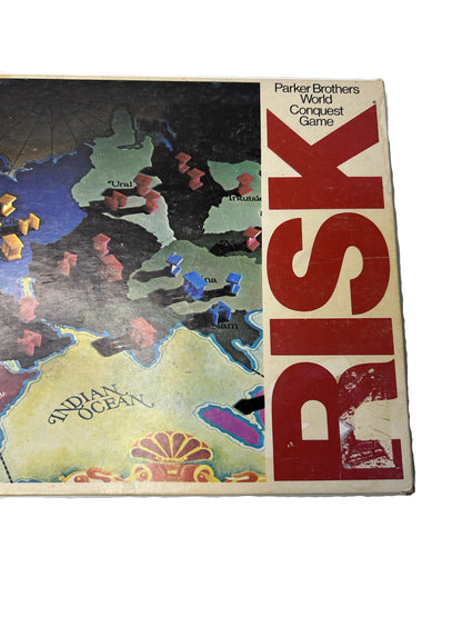 Risk Board Game - Parker Brothers 1975/1980 World Conquest Strategy Game (Vintage, Complete)