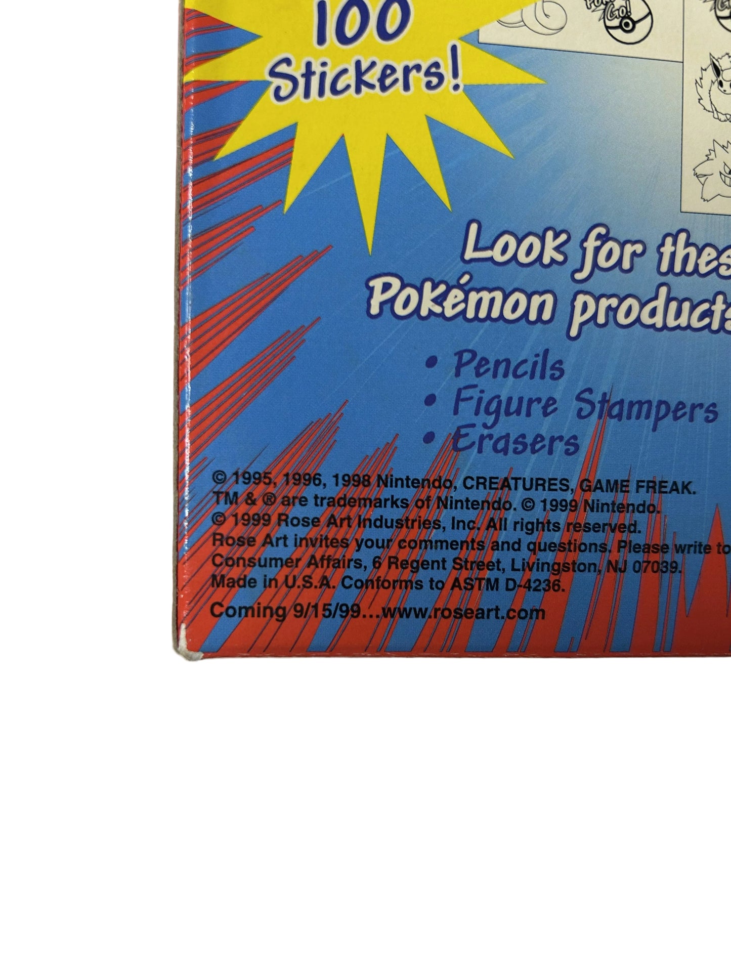 Pokémon Fun With Stickers - Rose Art 1999 Nintendo Official Licensed Activity Set (New, Sealed)
