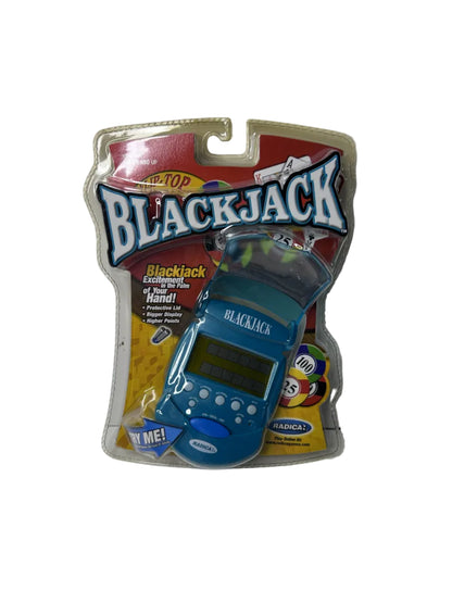Flip-Top Blackjack - Radica 2001 Handheld Electronic Casino Game (New, Sealed)