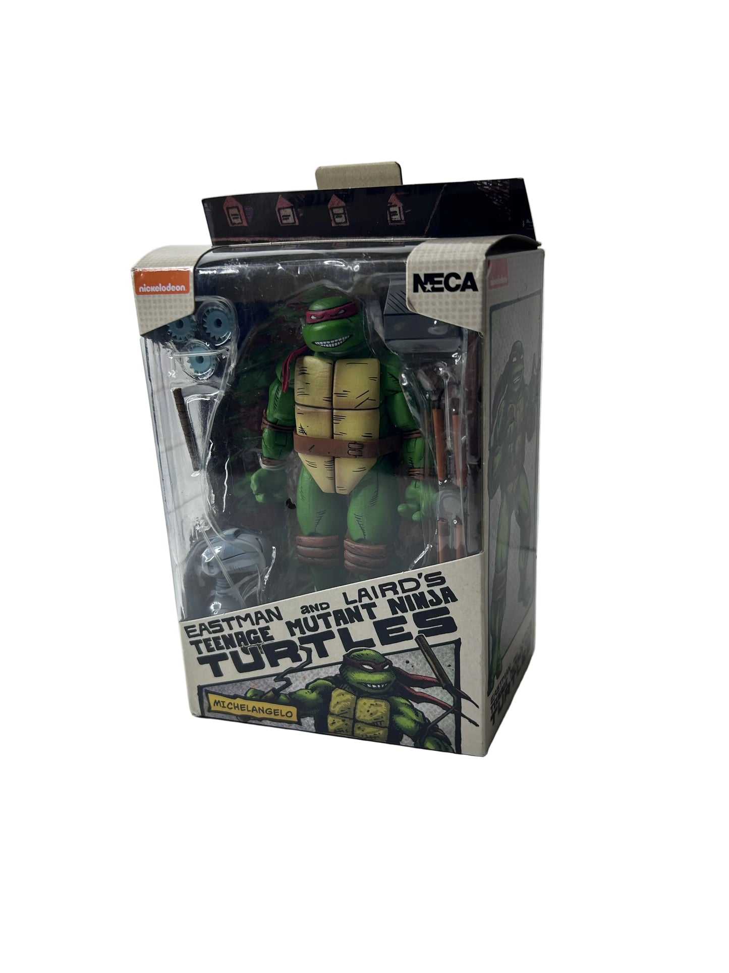 Teenage Mutant Ninja Turtles Michelangelo Figure - NECA Eastman and Laird's Nickelodeon 7-Inch (New, Sealed)