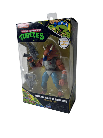 Teenage Mutant Ninja Turtles Ninja Elite Series Triceratron Figure - Playmates Toys Nickelodeon (New, Sealed)