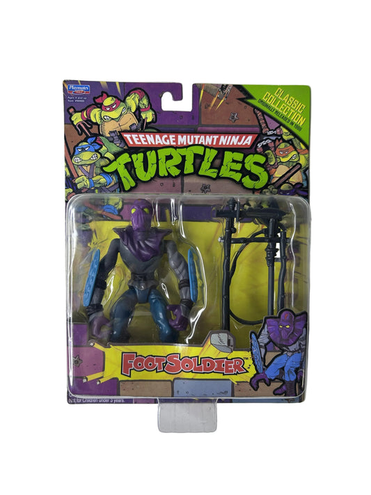 Teenage Mutant Ninja Turtles Foot Soldier Figure - Playmates Toys Nickelodeon Classic Collection (New, Sealed)