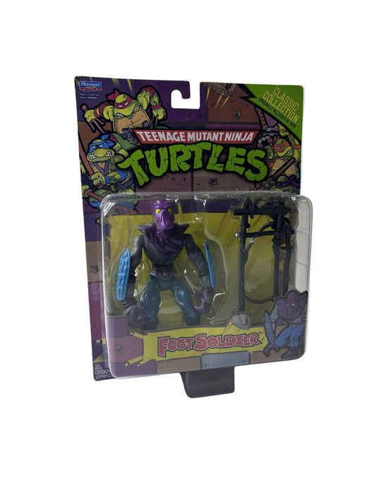 Teenage Mutant Ninja Turtles Foot Soldier Figure - Playmates Toys Nickelodeon Classic Collection (New, Sealed)