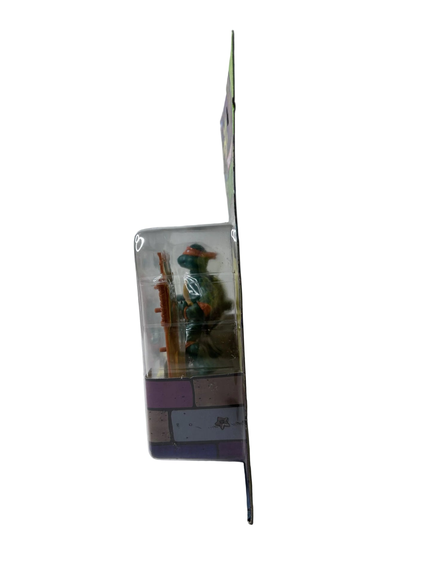 Teenage Mutant Ninja Turtles Michelangelo with Weapons Rack Figure - Playmates Toys Nickelodeon (New, Sealed)