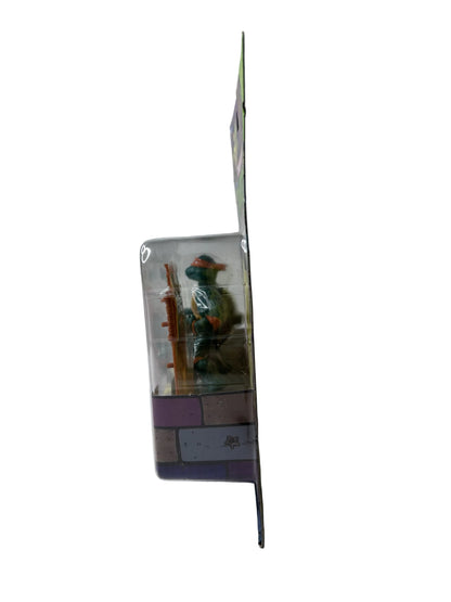 Teenage Mutant Ninja Turtles Michelangelo with Weapons Rack Figure - Playmates Toys Nickelodeon (New, Sealed)