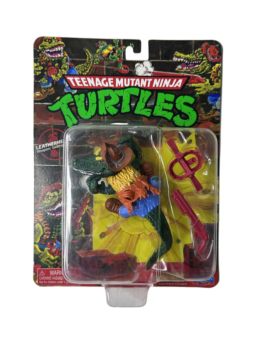 Teenage Mutant Ninja Turtles Leatherhead Swamp Weapons Figure - Playmates Toys Nickelodeon (New, Sealed)
