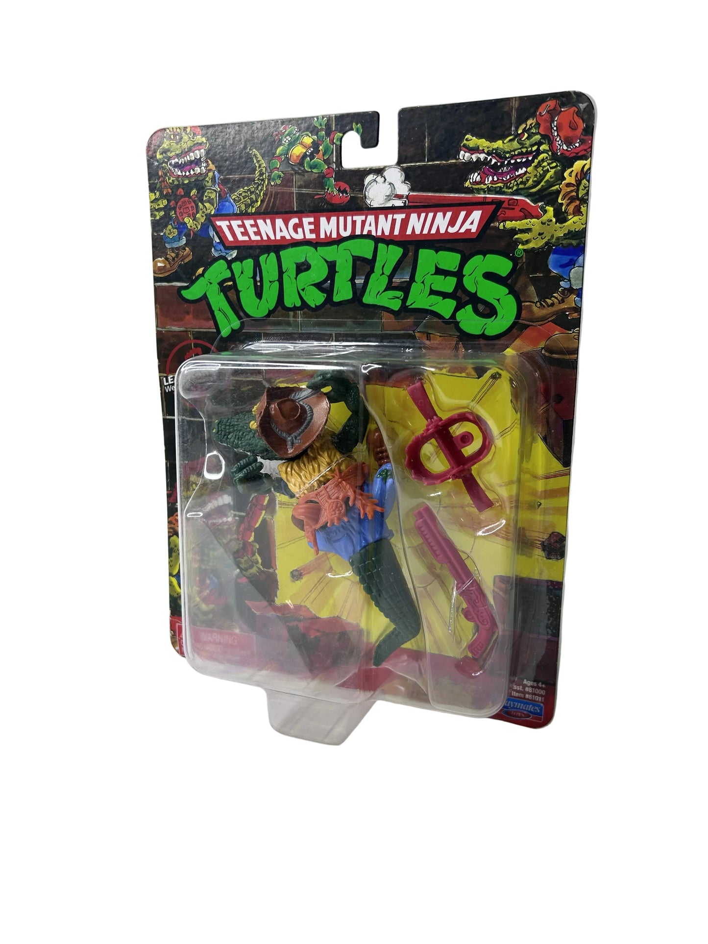 Teenage Mutant Ninja Turtles Leatherhead Swamp Weapons Figure - Playmates Toys Nickelodeon (New, Sealed)